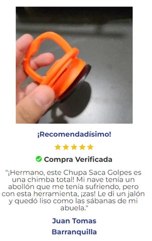 Kit Extractor Saca Golpes y Abolladuras para Autos (Pack x 3 Ventosas de Succión)